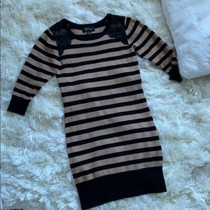 Striped Sweaterr Dress